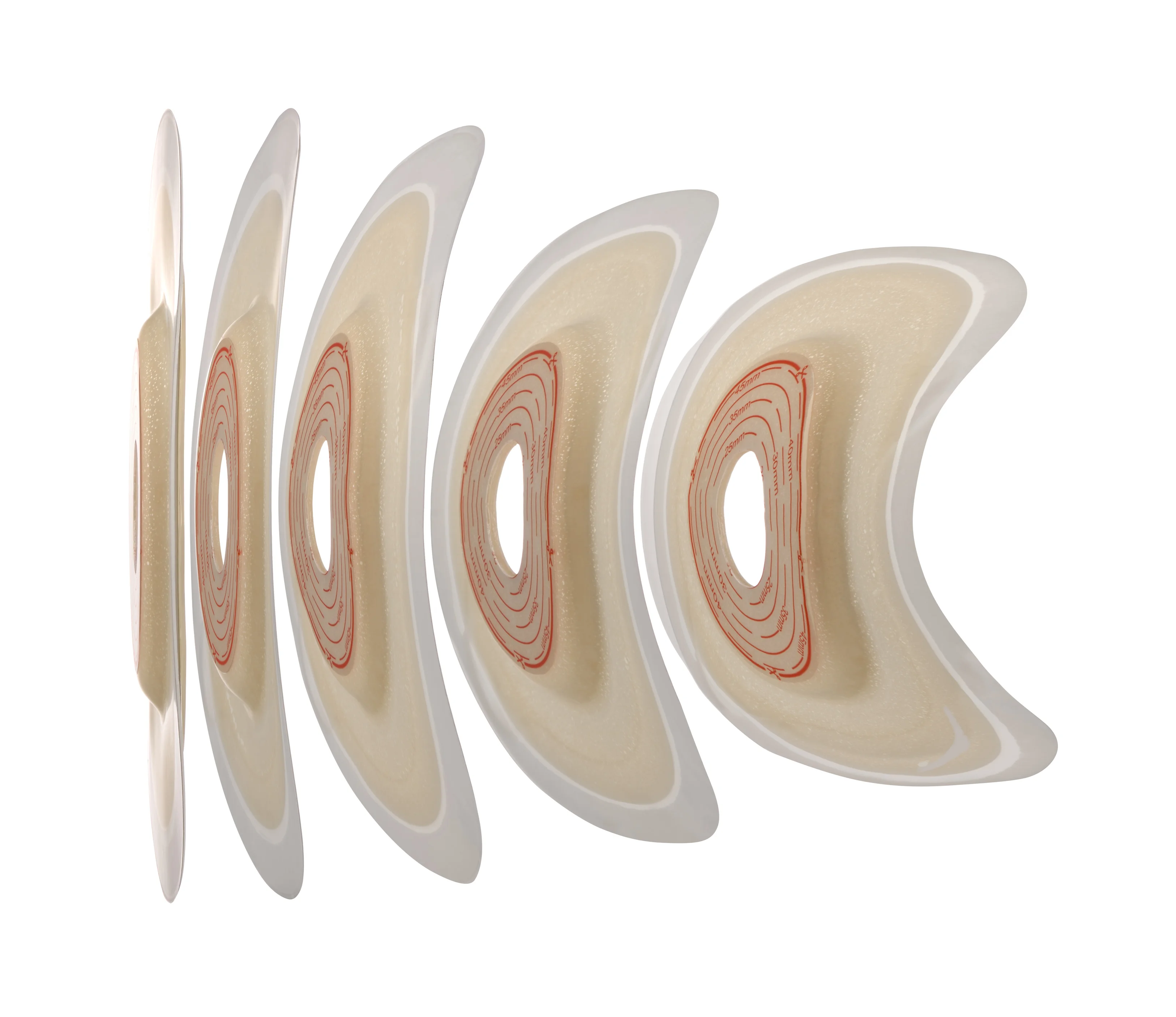 Use o Seletor de Convexidade Corporal™ Esteem para identificar rapidamente a melhor opção para seu paciente com base na profundidade e largura da tensão.