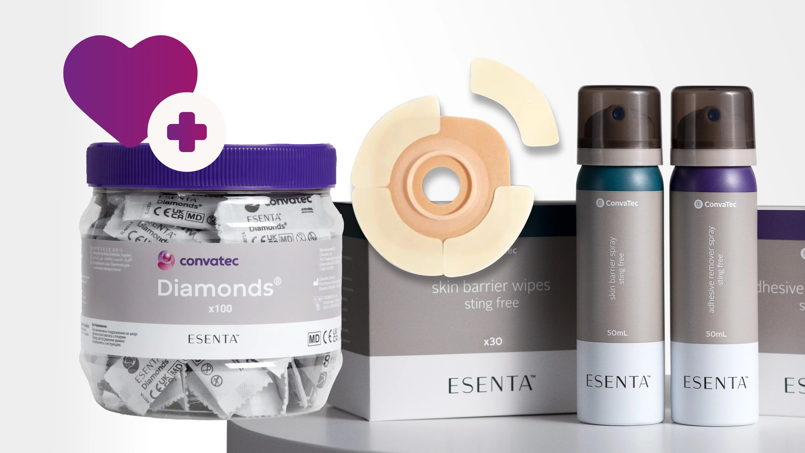 ryhmä meikkituotteita